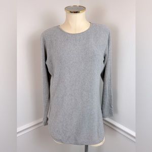 MICHAEL KORS Grey Long Sleeve Knit Tunic Sweater | Size Small